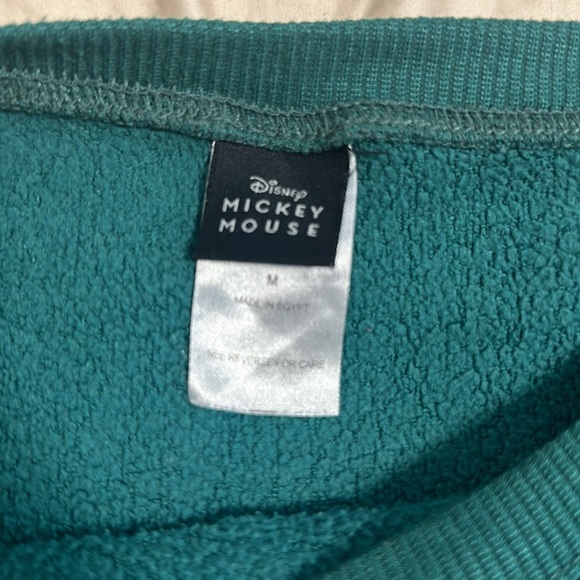 Disney Mickey Mouse Green Sweater - Picture 3 of 4